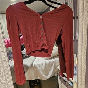 2pcs bozzolo button crop tees